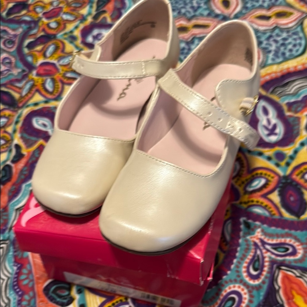 Girls' Cream Nina Shoes